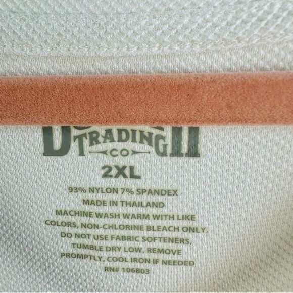 Duluth Trading Lot Of 2 Athletic Tee Shirts Women’s Size 2X White And Gray - Picture 7 of 9